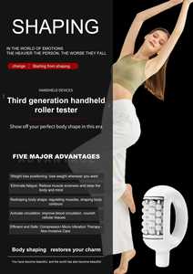 เครื่องนวดกระชับสัดส่วนแบบมือถือ 5D 8D 9D Endosphere Roller พร้อมลูกกลิ้ง 360 องศา สำหรับนวดเซลลูไลท์ - Product Image 5