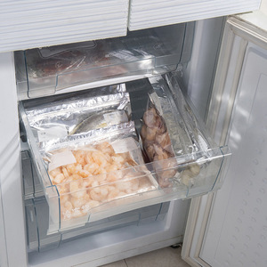 Food Grade Aluminized <b>Freezer</b> Bags Rectangle Zipper Sealed Moisture Proof Freeze Safe For Food Storage 28x23.5cm Pack Of 8 - Product Image 3