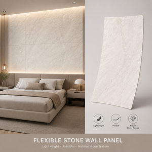 Revêtements muraux en pierre mince et souple MCM pour l'extérieur, panneaux décoratifs, briques <span class=keywords><strong>de</strong></span> parement, panneaux 3D, pierre flexible, parement mural ignifuge - Product Image 1