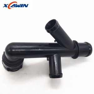ข้อต่อท่อน้ำ 5C0122291E สำหรับรถยนต์ Volkswagen Audi Skoda Seat ตัวเชื่อมต่อพลาสติกสีดำ อะไหล่รถยนต์ - Product Image 3