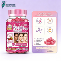 OEM ODM Glutathion 1.500.000mg Collageen Gummies voor huidelasticiteit, haar en nagels, veganistisch beauty supplement, bulkverpakking