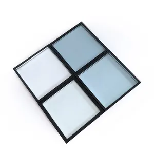 Ow-e-ventana templada al vacío, doble acristalamiento con aislamiento de vidrio templado para construcción, precio