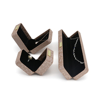 Bon prix prix de gros conception de luxe boîte à bijoux boîte cadeau en polyuréthane boîte d'emballage de bijoux
