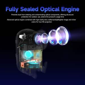 Mini Proyector Inteligente OBE, Proyector Portátil con Prime Video/YouTube, Pantalla de 150 Pulgadas, HDR 10+ - Product Image 3