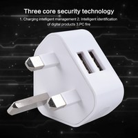 Adaptateur secteur personnalisé avec logo UKCA 10W 5V 2A, adaptateur USB 3 broches 5V 2A, chargeur rapide USB-A, prise murale britannique pour téléphone