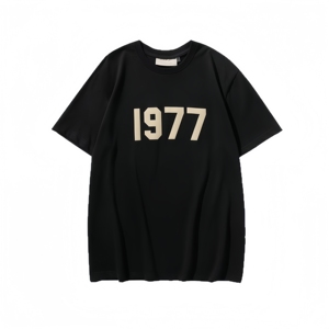 ESs1977 Camiseta de <span class=keywords><strong>Hombre</strong></span> de Gran Calidad en Oferta, Estilo Urbano Holgado, Color Negro Claro, Elástica, Talla Grande, Camiseta de Verano para <span class=keywords><strong>Hombre</strong></span> - Product Image 2