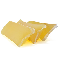 Oreiller adhésif thermofusible transparent en caoutchouc à base de PSA EVA pour étiquettes médicales de chaussures