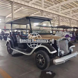 รถกอล์ฟออฟโรดไฟฟ้าสไตล์วินเทจ2-8ที่นั่งพร้อมแบตเตอรี่ตะกั่วกรดความเร็วสูงสุด60กม./ชม. สีที่กำหนดเอง - Product Image 1