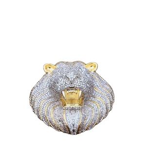 Colgante de Moissanita Personalizado con Diamantes, Plata de Ley 925, Joyería de Diseño Hip Hop, Pieza Destacada de Moda - Product Image 2