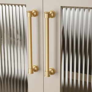 Maniglie per Mobili in Ottone Massiccio Stile Francese Vintage per Armadi e Cassetti Hardware Classico Americano - Product Image 2