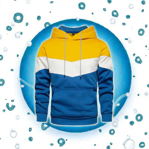 Sweat à capuche avec logo personnalisé de qualité supérieure Streetwear de luxe vierge de luxe à capuche contrasté solide - Product Image 3