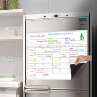 Autocollant magnétique effaçable personnalisé pour tableau d'écriture, surface d'écriture réutilisable, bloc-notes pour tableau d'écriture