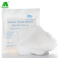 Compresses de gaze chirurgicales médicales stériles, douces et absorbantes, gazes dentaires, compresses de gaze