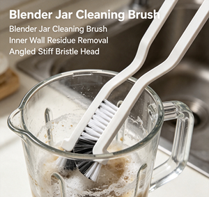 Double Sided Cleaning <b>Brush</b> Long Handle Narrow <b>Brush</b> Head Hard Bristle Kitchen Sink Cup Feeder <b>Bottle</b> Cleaner - Product Image 5