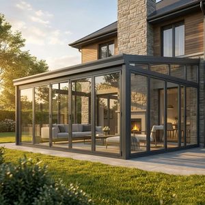 Invernaderos y Casas de Cristal Retráctiles Modernos de Alta Gama, Invernadero de Aluminio para Jardín, Patio o <span class=keywords><strong>Terraza</strong></span> - Product Image 2