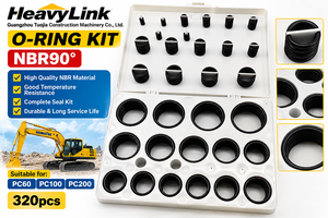 Kit de joints toriques NBR pour excavatrice Komatsu PC60 PC100 PC200, jeu de joints hydrauliques pour distributeur et pompe hydraulique - Product Image 3