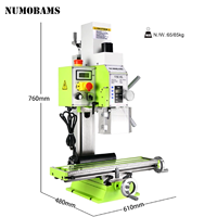 Machine à fraiser manuelle Numobams Vm18L, facile à utiliser, avec protection contre les surcharges