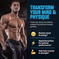 Complément de vitalité masculine sous marque privée : Gommes stimulantes de testostérone pour la performance, l'endurance et la force, avec Maca