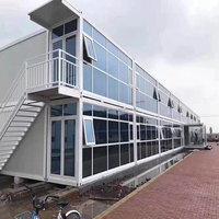 Boxspace Maison Modulaire Personnalisée 20ft 40ft Bâtiment de Bureau Préfabriqué Conteneur Portable pour Chantier