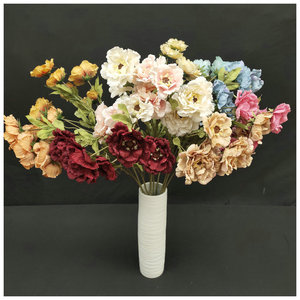 Flores Artificiales Queyiyi, Flor de Peonía de Seda de 30cm-100cm, Decoración para Arco de Boda, Decoración del Hogar - Product Image 4