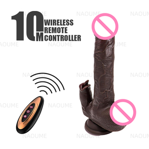 Không dây điều khiển từ xa Silicone lưỡi liếm lớn dildo Vibrator lớn dildo cho nam giới quan hệ tình dục đồ chơi Vibrator dildo Vibrator cho phụ nữ - Product Image 6