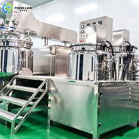 Machine de mélange et d'émulsification à cisaillement élevé en acier inoxydable pour la fabrication industrielle de crèmes et de lotions