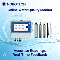 Analyseur de qualité de l'eau multi-paramètres en ligne pour eaux usées industrielles, COD, ammoniac, azote, turbidité, mesure de la qualité de l'eau 4-20 mA