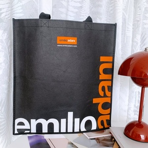 Bolso de compras grande no tejido personalizado al por mayor, bolso de compras reutilizable promocional personalizado con logotipo para hombres y mujeres al aire libre - Product Image 1