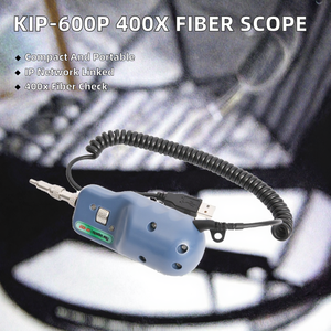 <span class=keywords><strong>LOTER</strong></span> KIP-600P Gebrauchtes Glasfaser-Mikroskop Mini Vereinfachtes 400-fache Vergrößerung IP-Netzwerk OTDR Inspektionssonde FTTH FTTX 1 Jahr Garantie - Product Image 6