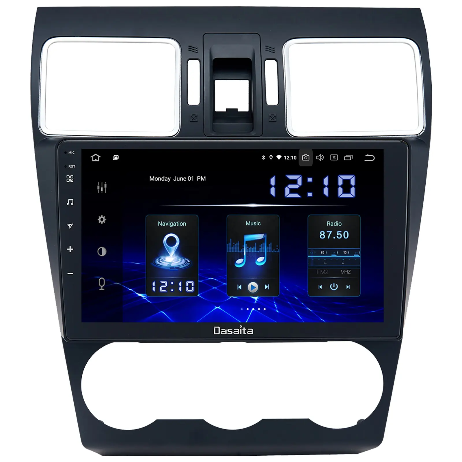 Dasaita 9 inch for Subaru Forester WRX 2016-2018 Car Video Android Touch Screen Apple Carplay Wifi 4+64G GPS Radio Android 10
