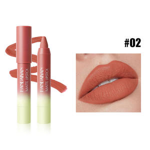 Juego de 8 lápices labiales mate de colores, impermeables, de larga duración, antiadherentes. - Product Image 4