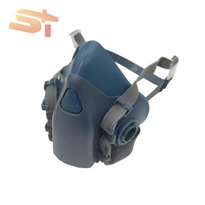 SIKE 7502 Suministro Directo de Fábrica, Máscara de Media Cara de Silicona 7502 <span class=keywords><strong>con</strong></span> Doble <span class=keywords><strong>Filtro</strong></span>, Protección Facial - Product Image 6