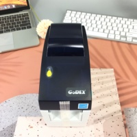 Imprimante d'étiquettes à code-barres thermique directe de bureau Godex EZ-DT2 2 pouces 203 dpi, interface USB+RS232, processeur 32 bits, garantie 1 an