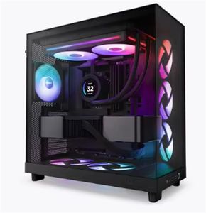 Vente en gros de refroidisseur de processeur <span class=keywords><strong>NZXT</strong></span> F280 <span class=keywords><strong>RGB</strong></span> Core Black mm à cadre unique, ventilateur de tour pour jeux - Product Image 5