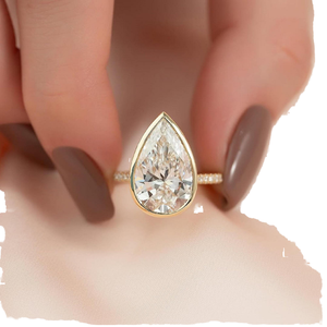 Vintage Luxury Design Zircon Shell Sterling Silver 18K Gold Plated <b>Adjustable</b> <b>Ring</b> for Wedding Engagement Gift - Product Image 4