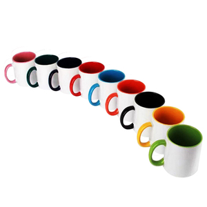 Tùy Chỉnh Số Lượng Lớn Trống Trắng Men Tốt Màu Bên Trong Đỏ Gốm Cốc Cà Phê - Product Image 6