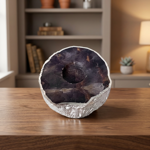Wholesale Tiger Eye <b>Crystal</b> Stone Candle Stand Free Form <b>Raw</b> Semi-Precious Stone Crafts Natural Polished Waterproof Candleholder - Product Image 2