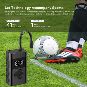 Nexest12Vミニワイヤレス電気ポータブルエアポンプディスプレイ車と自転車用の車のタイヤインフレーター - Product Image 2