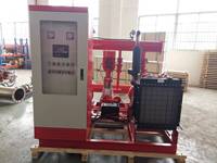 Ensemble de pompe à incendie pour moteur diesel électrique à haute pression Booster centrifuge à plusieurs étages Moteur personnalisable OEM en acier inoxydable