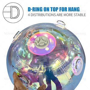 Biggest Colorful Fillable Iridescent <b>Inflatable</b> Balloon Hanging Outdoor Waterproof Large Mirror Balls Mirrior Ball Sphere <b>Inflat</b> - Product Image 4