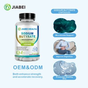 Les capsules de butyrate de sodium OEM/ODM personnalisées en usine de Jiabei améliorent l'immunité améliorent la digestion pour les adultes - Product Image 1