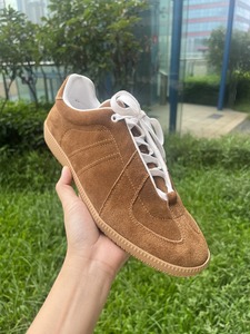 รองเท้า Agan แบบลำลองน้ำหนักเบาคลาสสิกทำด้วยมือหนังแท้มีเชือกผูกน้ำหนักเบาระบายอากาศได้ดี - Product Image 5