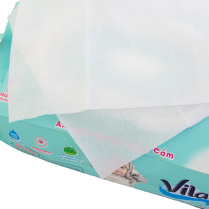 Toallitas Húmedas Perfumadas Hechas en Vietnam, Ochenta Hojas, Noventa y Nueve Por Ciento de Agua, para el Hogar y el Cuidado Diario - Product Image 2