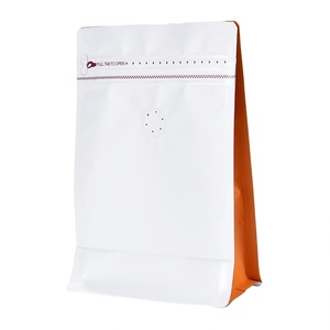Custom printed coffee packing degassing valve aluminum foil heat seal bags for tea coffee packaging