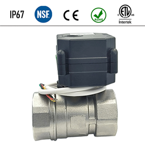 วาล์ว Flomarvel 4-20ma Ip67 แบบมอเตอร์ 2 ทาง พร้อมไฟแสดงสถานะ 12v 24v ทองเหลือง Ss304 Upvc Dn15 Dn20 Dn25 วาล์วบอลขนาดเล็ก ราคาประหยัด - Product Image 4