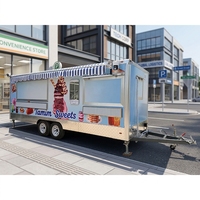 Nouveau design 2026 : Food Truck entièrement équipé, restaurant mobile, camion de restauration pour shawarma et hot-dogs, chariots à café mobiles, fourgon de restauration