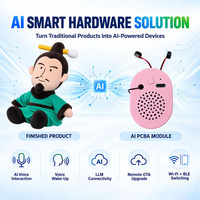 Module vocal IA intégré pour jouets en peluche avec Wi-Fi, BLE, chargement Type-C, double microphone, chat IA cloud et prise en charge OTA