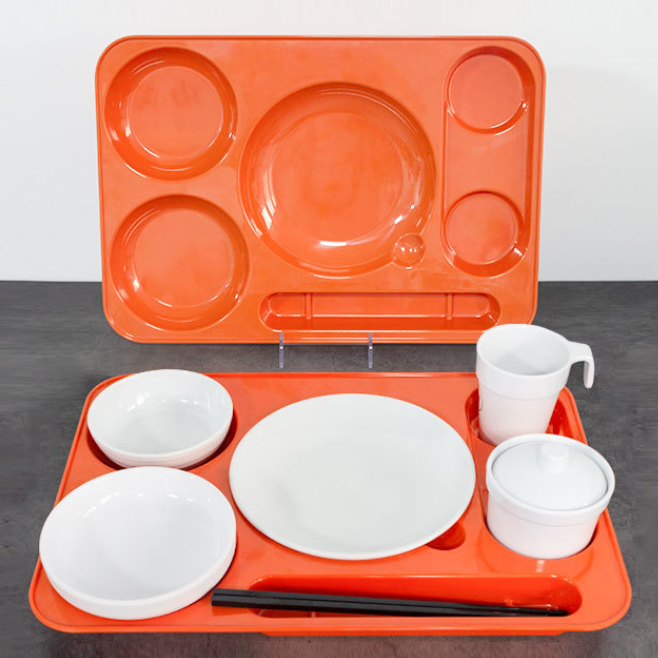 White, green, orange