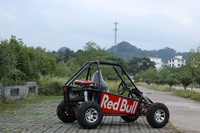 Kart de course à un siège 180CC, kart à pédales à quatre roues, buggy tout-terrain pour adultes