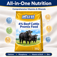 Prémélange à 4 % pour bovins – Complément alimentaire complet en vitamines et minéraux pour une efficacité d'engraissement maximale, personnalisation OEM